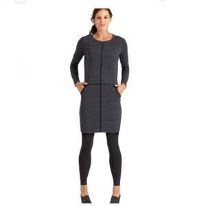 Athleta Destiny‎ Athlesuire Wear Long Sleeve Sweatshirt Shift Dress